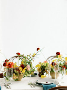 Colorful Modern Tablescape Wedding Inspiration