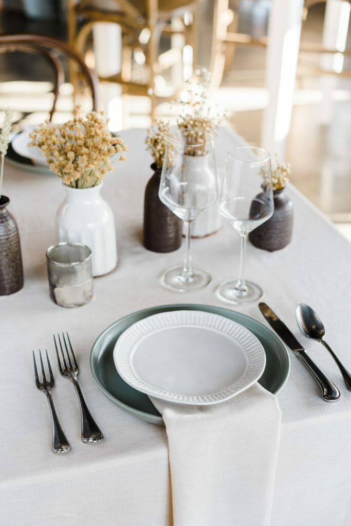 Earthy Eclectic Tablescape
